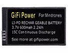 Parrot airborne cargo 3.7V 600mAh batterien, airborne cargo drohne batterien