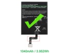 Amazon 26s1017 3.8V 1040mAh batterien, 26s1017 laptop akku